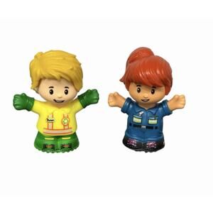 Fisher Price Little People Recycling Truck Driver 2021 & Tow Truck Driver 2023